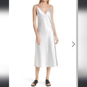 💞 VINCE V-neck Bias Cut Midi Dress LARGE